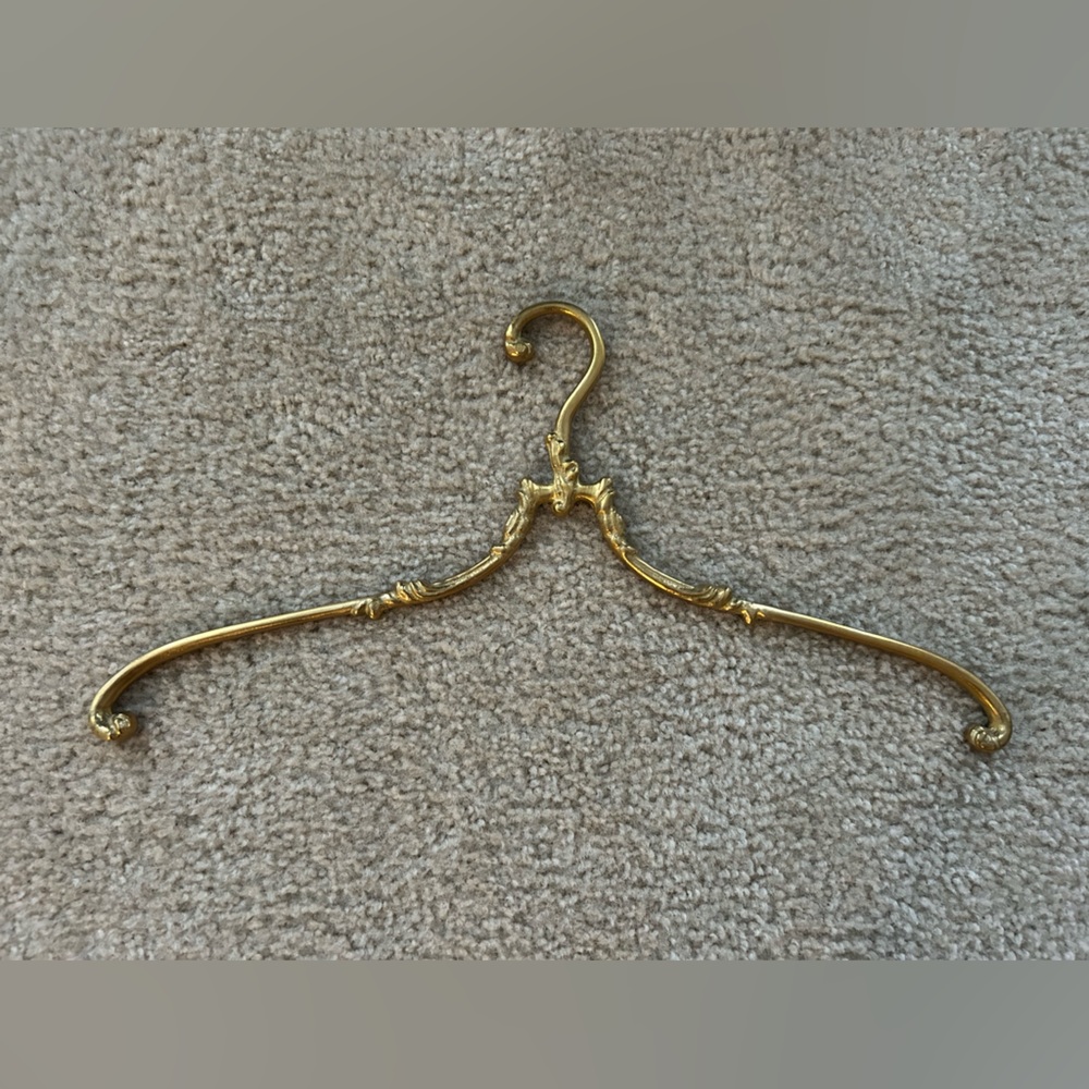 Vintage Brass Wedding Dress Hanger